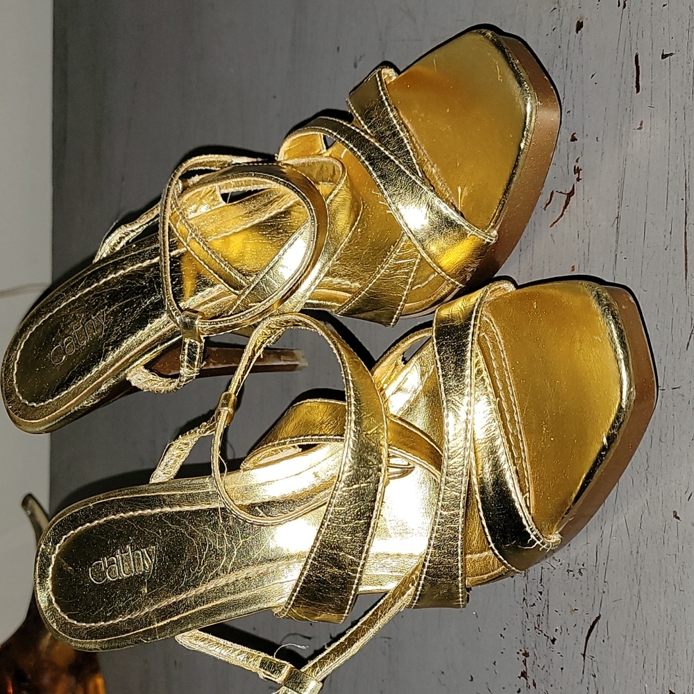 Gold heels